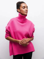 Cittra – Oversized Ribbed Turtleneck Sweater