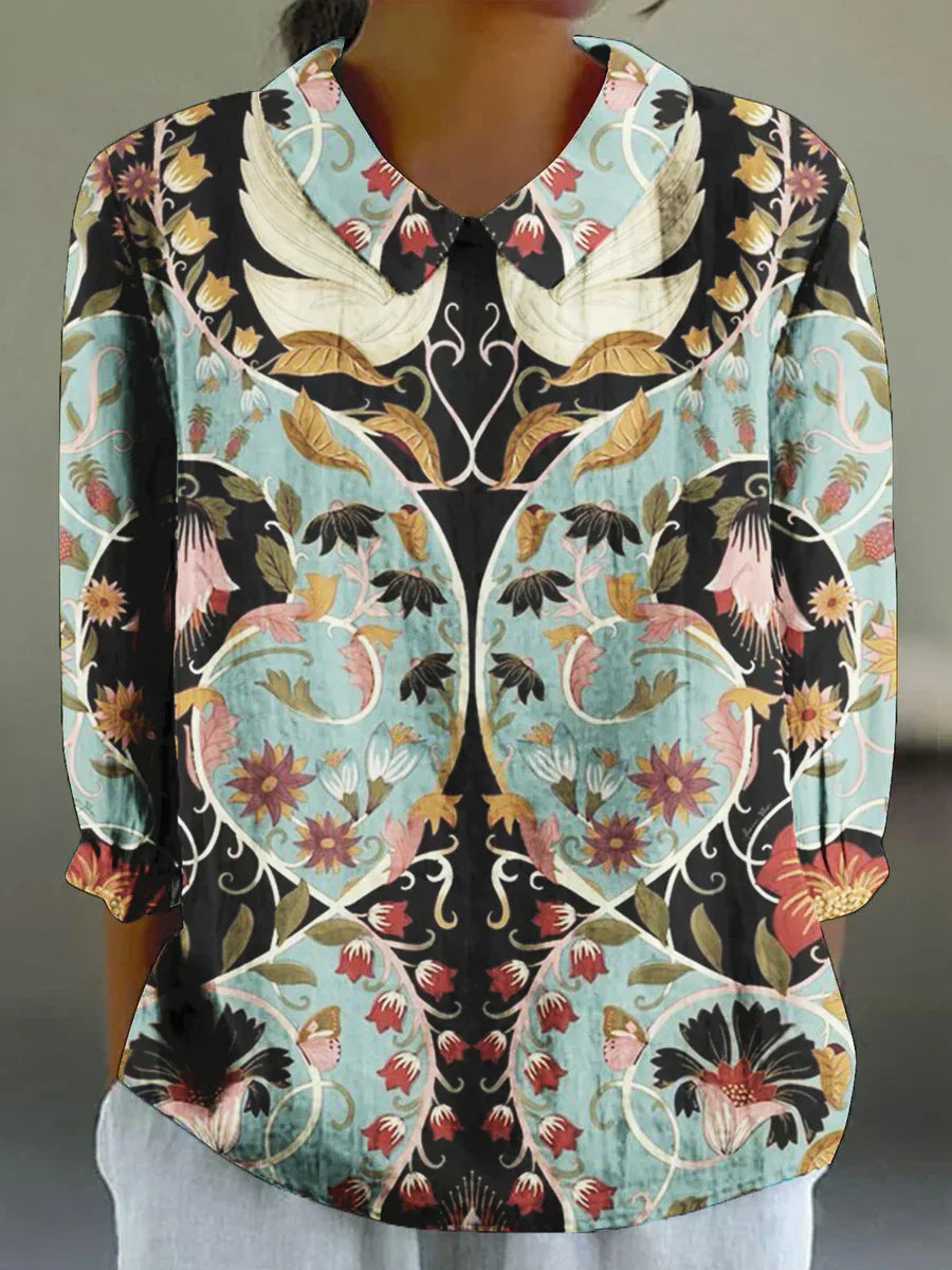 Everly Enchanted Tapestry Blouse
